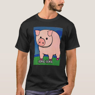 Cute Pig Piggie Oink Oink  9 T-Shirt