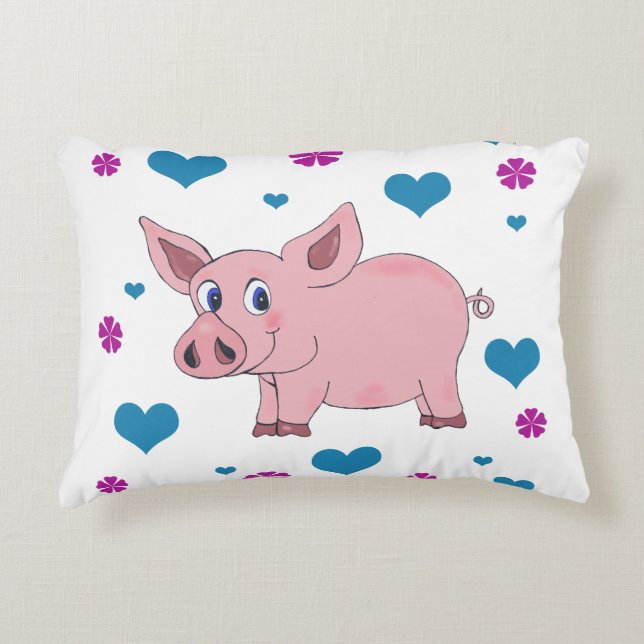 Cute Pig Pillow (Front)