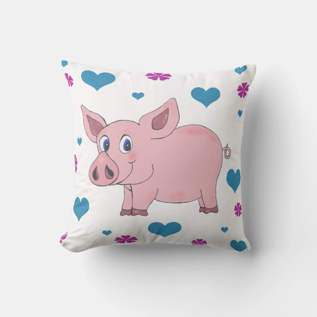 Cute Pig Pillow (Front)