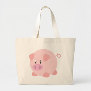 Cute Pig T Shirt, Shirts, Pig Gifts, Art, Posters Large Tote Bag