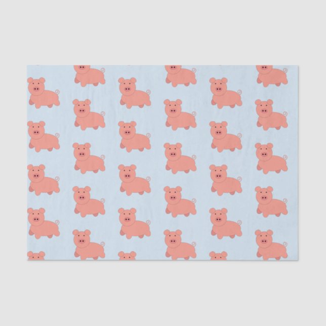 Cute Pig Tissue Paper (Front)