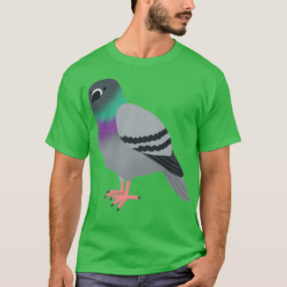 Cute Pigeon Cartoon T-Shirt