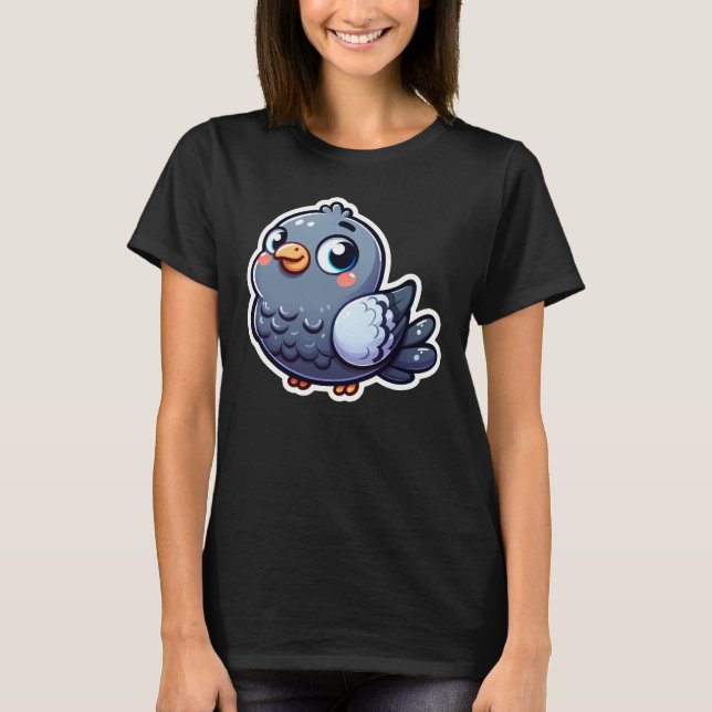 Cute Pigeon T-Shirt (Front)