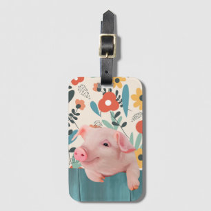 Cute Piglet / Cute Baby Animal Luggage Tag
