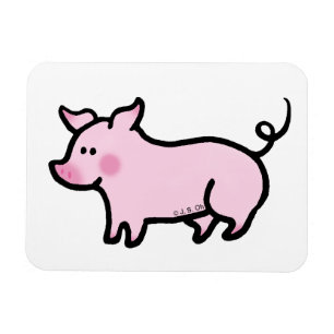 Cute piglet magnet