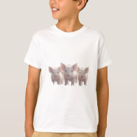 "Cute Piglet T-Shirt – Adorable Farm Animal Design