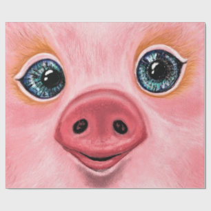 Cute Piglet Wrapping Paper