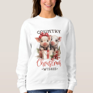 Cute Pigs Christmas Sweatshirt