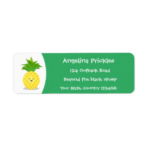 Cute pineapple cartoon illustration
