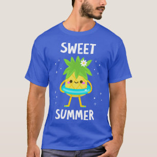 Cute Pineapple Lovers Sweet Summer Pineapple Chara T-Shirt