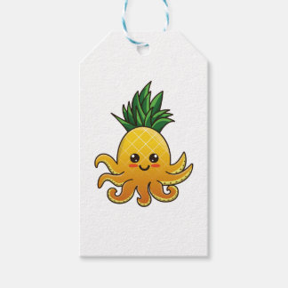 Cute Pineapple Octopus, Pineapple Octopus lovers Gift Tags