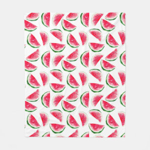 Cute Pineapple & Watermelon Pattern Fleece Blanket