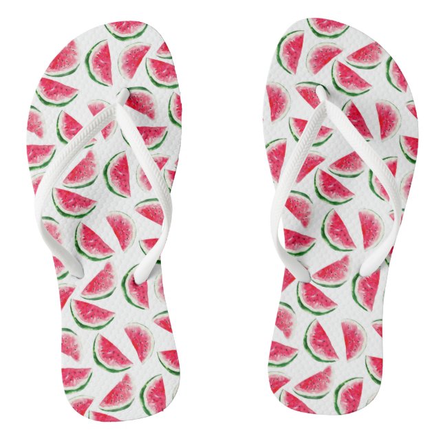 Cute Pineapple & Watermelon Pattern Jandals (Footbed)