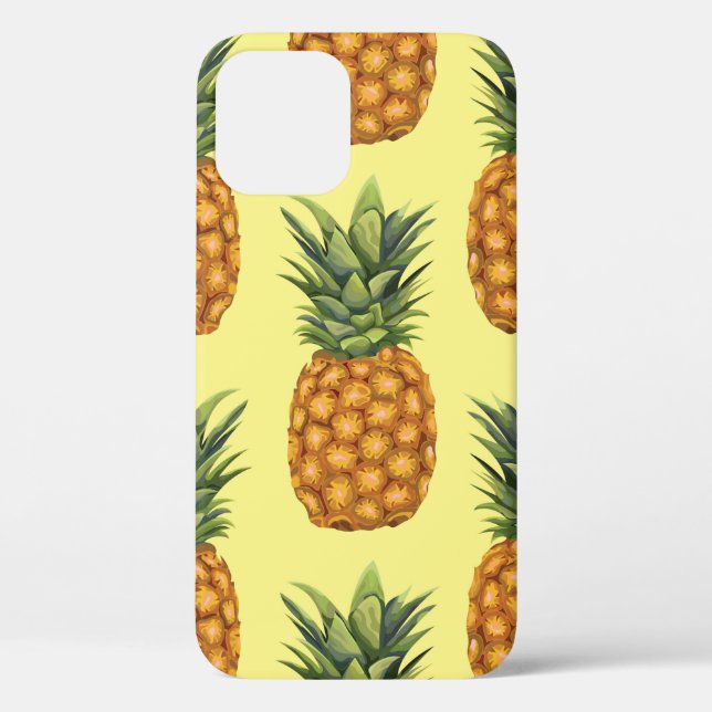 Cute pineapples abstract illustration pattern Case-Mate iPhone case (Back)