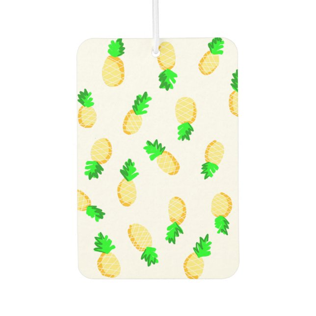 Cute Pineapples Car Air Freshener (Front)