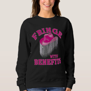 Cute Pink Aesthetic Southern Cowgirl Country Music Sweatshirt