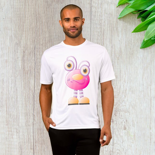 Cute Pink Alien With Big Eyes T-Shirt (Creator Uploaded)