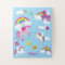 Cute Pink and Purple Unicorns and Rainbows