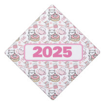 Cute Pink and White Cat