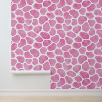 Cute Pink and White Giraffe Pattern 