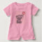 Cute Pink Baby Elephant Romper