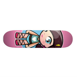 cute pink ballerina skateboard