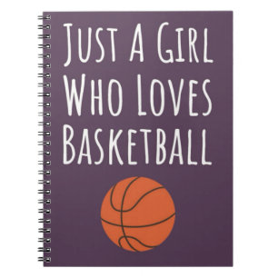 Cute Pink Basketball Gifts For Baby Girls Kids  Notebook