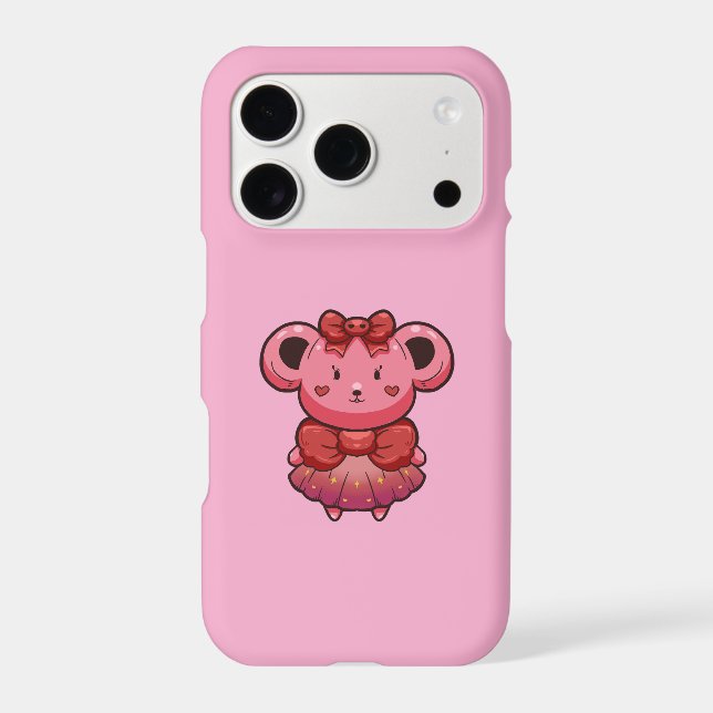 cute pink bear (Back)