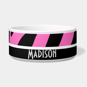 Cute Pink & Black Zebra Stripes