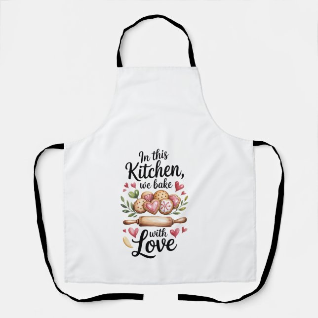 Cute Pink Bow Apron (Front)