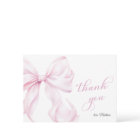 Cute Pink Bow Baby Shower