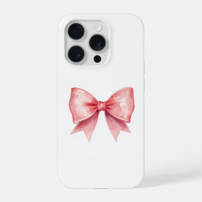 “Cute Pink Bow Phone Case 🎀 | Soft coquette style (Back)