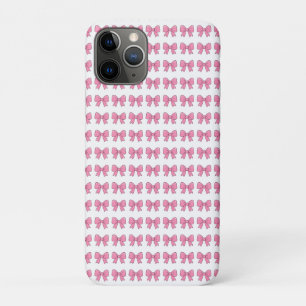 Cute Pink Bow Ribbon Design – Girly Kawaii Bow Case-Mate iPhone Case