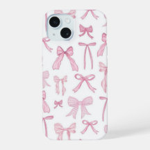 Cute Pink Bows Aesthetic Phone Case