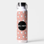 Cute Pink Bunnies Custom Name Water Bottle<br><div class="desc">Cute Pink Bunnies Custom Name Water Bottle. Any font,  any colour,  no minimum.</div>