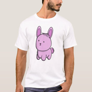 Cute Pink Bunny Adorable Kawaii Rabbit T-Shirt
