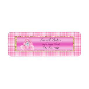 Cute Pink Bunny Baby Shower