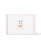 Cute pink Bunny Rabbit Baby girl Baby Shower 