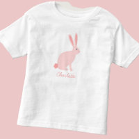 Cute Pink Bunny Rabbit Personalised