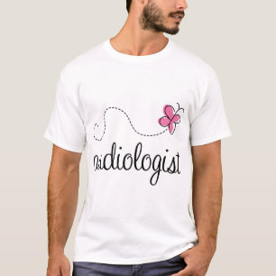 Cute Pink Butterfly Audiologist T-Shirt