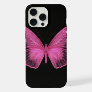 cute pink butterfly iphone15 pro max case