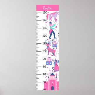 Cute Pink Castle Growth Chart