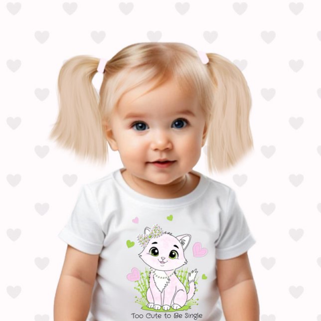 Cute pink cat baby bodysuit (Creator Uploaded)