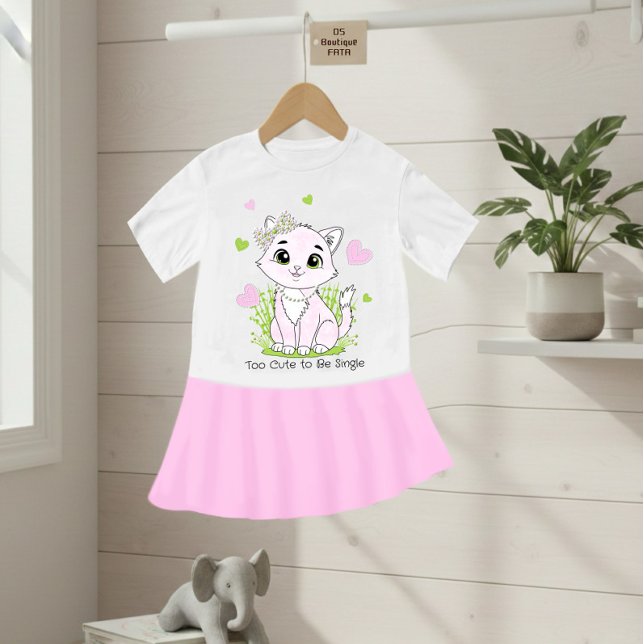 Cute pink cat baby T-Shirt (Creator Uploaded)