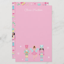 Cute Pink Christmas Nutcracker Personalised