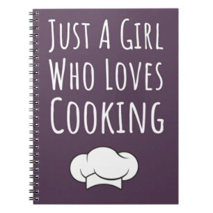 Cute Pink Cooking Gifts For Baby Girls Cook Notebook