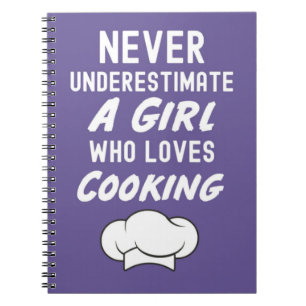 Cute Pink Cooking Gifts For Girls For Kids Girly Notebook