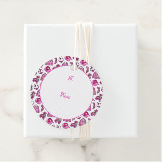 Cute Pink Cool Girl Things Favour Tags