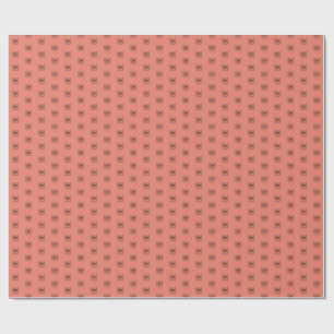Cute Pink Coquette Bow Pattern Wrapping Paper