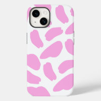 Cute Pink Cow Print Pattern